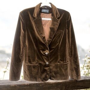 Gorgeous Chicolate Brown Women's Velvet Blazer